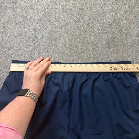 Under Armour Windbreaker Pants Men XL Blue Tapered Loose 34" Woven Vital Ripstop - Picture 9 of 16